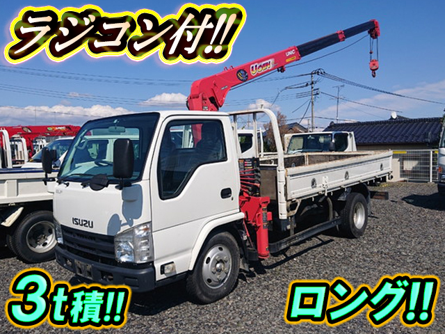 ISUZU Elf Truck (With 3 Steps Of Unic Cranes) TKG-NKR85R 2014 32,294km