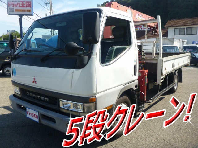 MITSUBISHI FUSO Canter Truck (With 5 Steps Of Cranes) KK-FE63EG 2001 170,690km