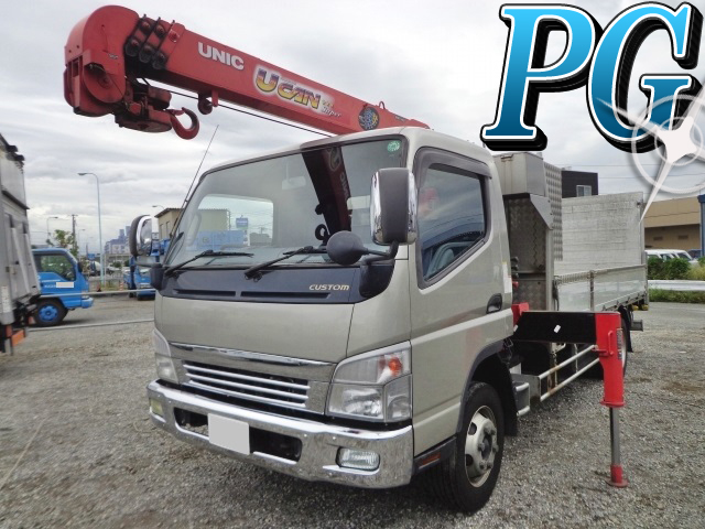 MITSUBISHI FUSO Canter Truck (With 4 Steps Of Unic Cranes) PA-FE83DGN 2006 221,425km