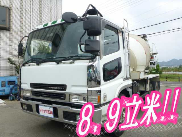 MITSUBISHI FUSO Super Great Mixer Truck KC-FV519JXD 1997 284,111km