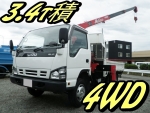 Elf Truck (With 3 Steps Of Unic Cranes)