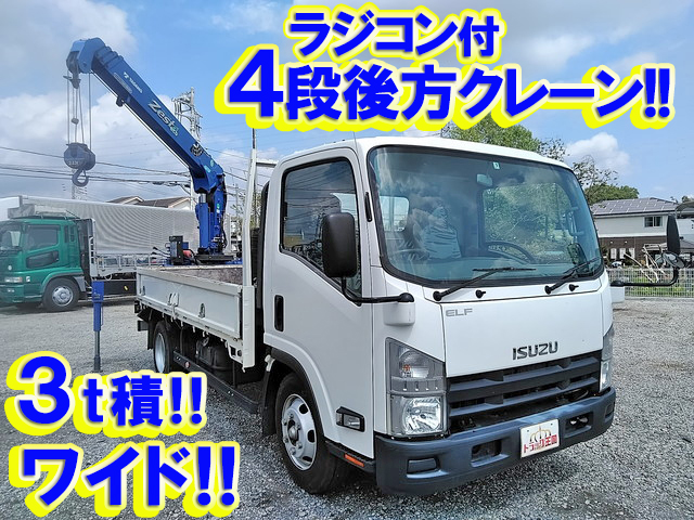 ISUZU Elf Truck (With 4 Steps Of Cranes) TKG-NPR85AR 2013 28,624km