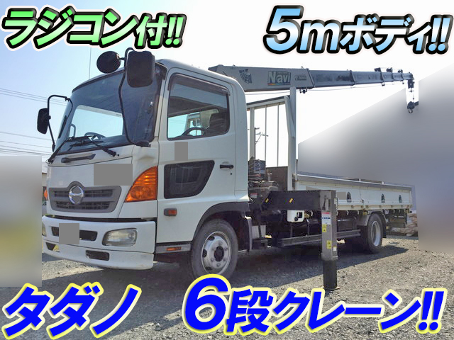 HINO Ranger Truck (With 6 Steps Of Cranes) ADG-FC7JJWA 2005 65,117km