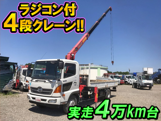 HINO Ranger Truck (With 4 Steps Of Unic Cranes) TKG-FC9JKAP 2014 41,203km