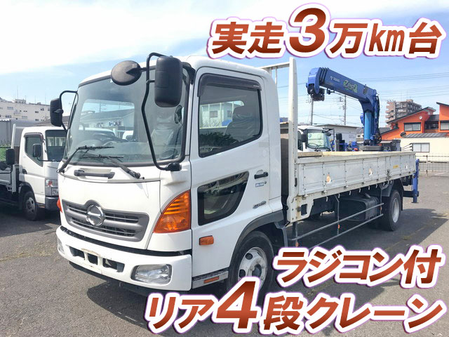 HINO Ranger Truck (With 4 Steps Of Cranes) TKG-FC9JKAP 2013 31,071km