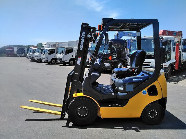how to find the year of a komatsu forklift
