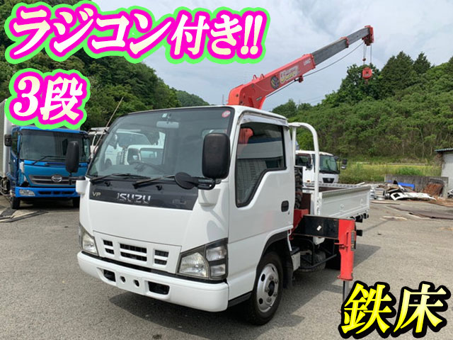 ISUZU Elf Truck (With 3 Steps Of Unic Cranes) PB-NKR81A 2007 198,985km