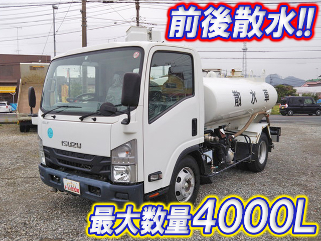 ISUZU Elf Sprinkler Truck TKG-NPR85YN 2015 14,516km