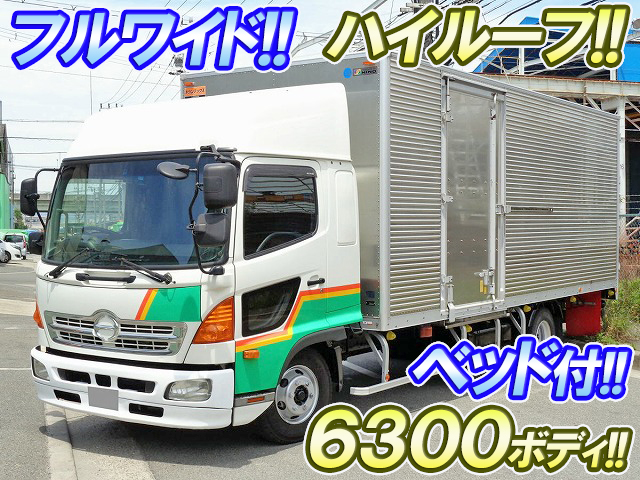 HINO Ranger Aluminum Van TKG-FD9JLAA 2016 475,394km