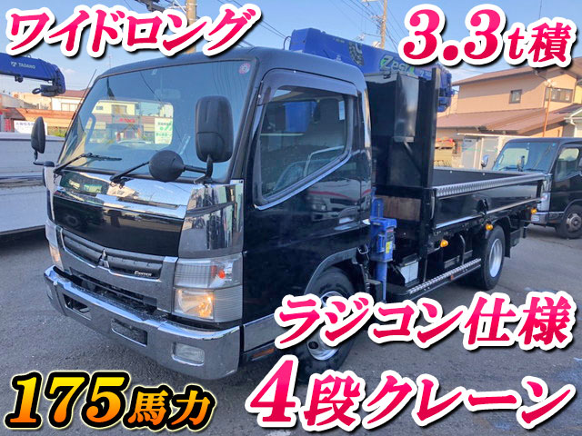 MITSUBISHI FUSO Canter Truck (With 4 Steps Of Cranes) TKG-FEB80 2015 67,727km