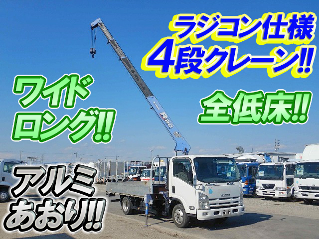 ISUZU Elf Truck (With 4 Steps Of Cranes) BKG-NPR85AN 2007 116,223km