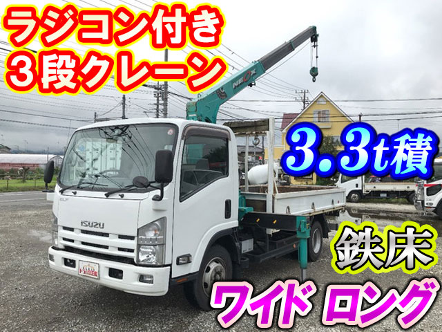 ISUZU Elf Truck (With 3 Steps Of Cranes) TKG-NPR85AR 2012 69,245km