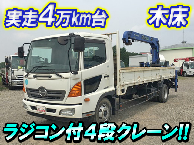 HINO Ranger Truck (With 4 Steps Of Cranes) TKG-FC9JKAP 2012 42,147km