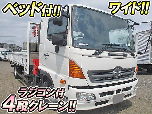 HINO Ranger Truck (With 4 Steps Of Unic Cranes) TKG-FD9JKAA 2016 16,932km