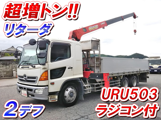 HINO Ranger Truck (With 3 Steps Of Unic Cranes) ADG-GK8JNWA 2006 665,720km