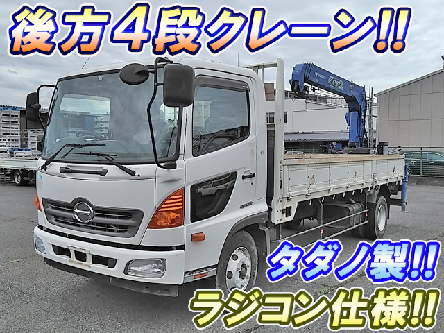 HINO Ranger Truck (With 4 Steps Of Cranes) TKG-FC9JKAP 2013 31,153km