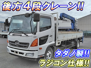 HINO Ranger Truck (With 4 Steps Of Cranes) TKG-FC9JKAP 2013 31,153km_1