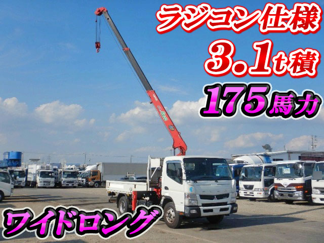 MITSUBISHI FUSO Canter Truck (With 3 Steps Of Unic Cranes) TKG-FEB80 2014 140,163km