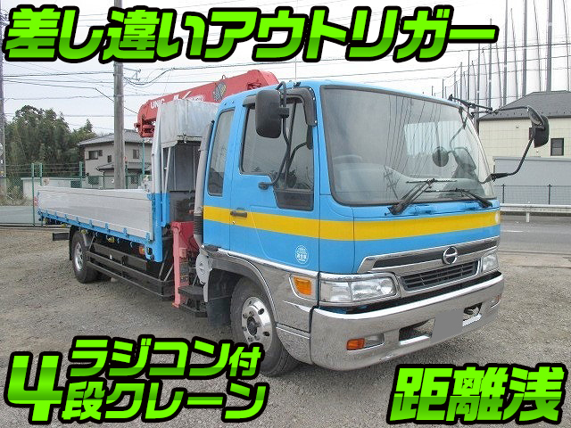 HINO Ranger Truck (With 4 Steps Of Unic Cranes) KK-FD1JLDA 2001 150,000km
