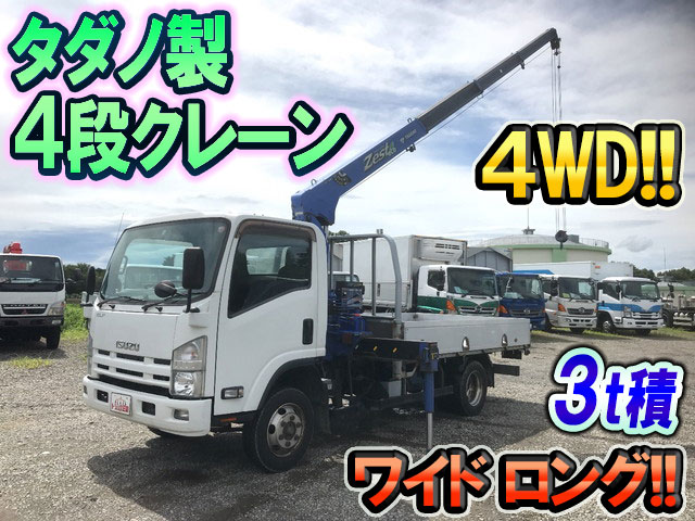 ISUZU Elf Truck (With 4 Steps Of Cranes) TDG-NPS85AR 2013 251,551km