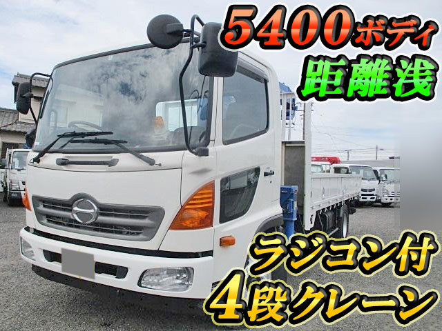 HINO Ranger Truck (With 4 Steps Of Cranes) TKG-FC9JKAP 2013 42,840km