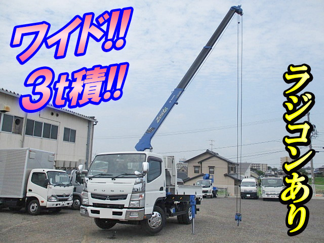 MITSUBISHI FUSO Canter Truck (With 3 Steps Of Cranes) SKG-FEB50 2012 32,500km
