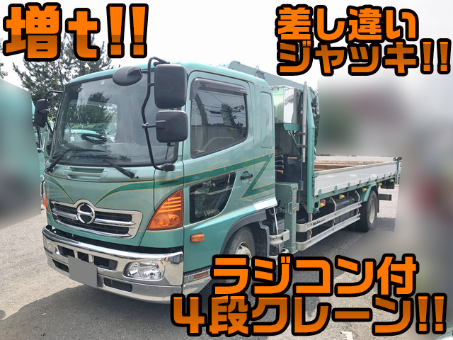 HINO Ranger Truck (With 4 Steps Of Unic Cranes) QKG-FE7JLAA 2014 167,998km