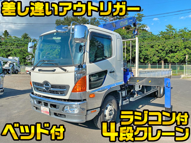 HINO Ranger Truck (With 4 Steps Of Cranes) TKG-FD9JLAA 2016 105,026km
