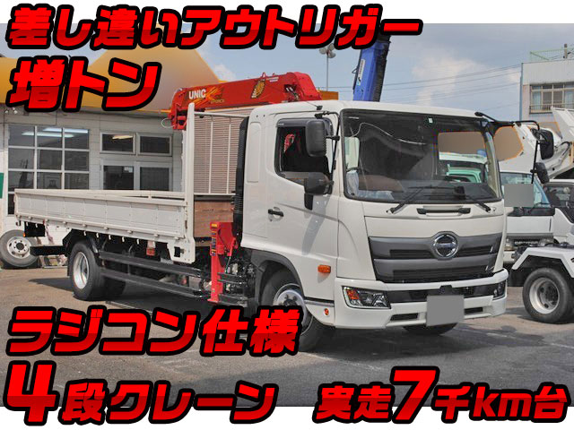 HINO Ranger Truck (With 4 Steps Of Unic Cranes) 2PG-FE2ABA 2018 7,117km