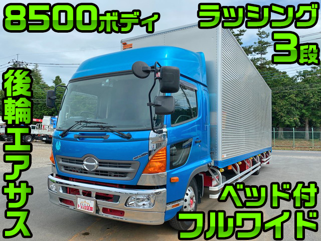 HINO Ranger Aluminum Van TKG-FD7JUAG 2015 220,736km