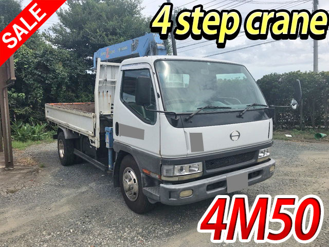 MITSUBISHI FUSO Canter Truck (With 4 Steps Of Cranes) KK-FE63DEY 2000 329,304km