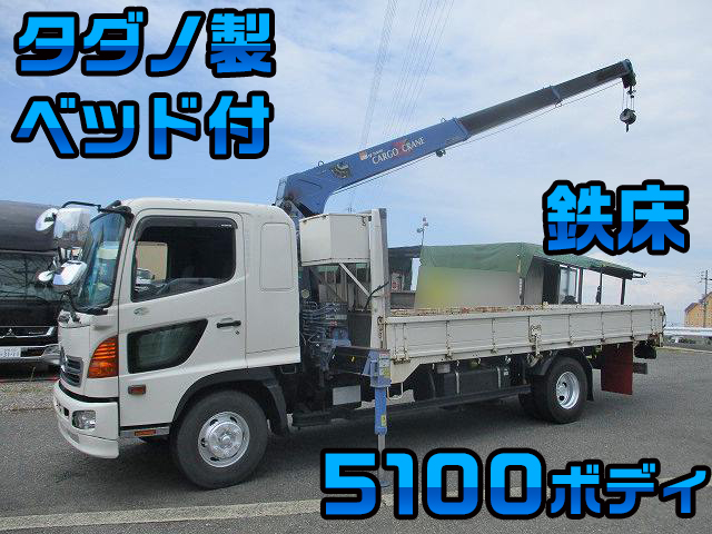 HINO Ranger Truck (With 3 Steps Of Cranes) BDG-FD8JKWA 2007 401,393km