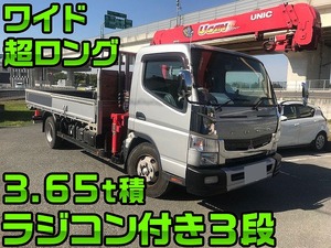 MITSUBISHI FUSO Canter Truck (With 3 Steps Of Unic Cranes) TKG-FEB90 2015 80,048km_1