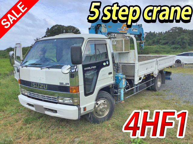 ISUZU Elf Truck (With 5 Steps Of Cranes) U-NPR66PR 1991 193,869km