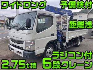 MITSUBISHI FUSO Canter Truck (With 6 Steps Of Cranes) TKG-FEB50 2013 32,689km_1