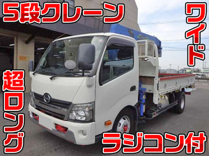HINO Dutro Truck (With 5 Steps Of Cranes) TKG-XZU720M 2015 55,000km_1