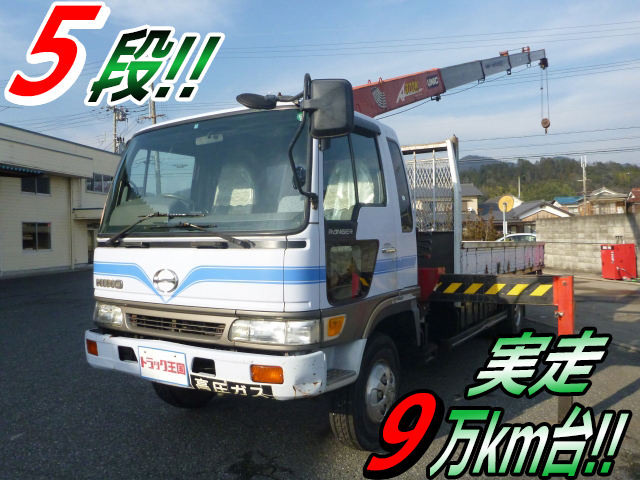 HINO Ranger Truck (With 5 Steps Of Cranes) KC-FD2JKCA 1998 94,466km