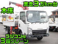 ISUZU Elf Truck (With 3 Steps Of Cranes) BKG-NMR85AN 2007 33,928km_1