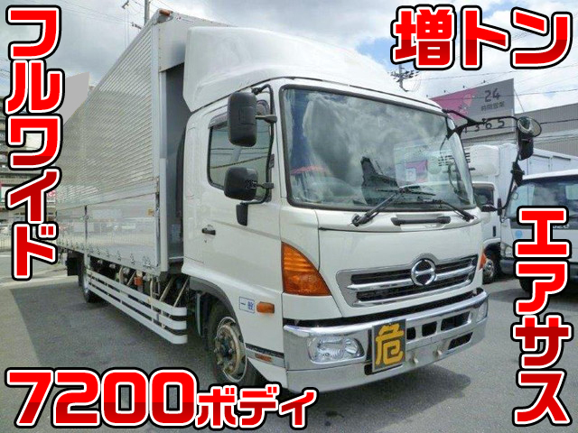 HINO Ranger Aluminum Wing QKG-FE7JPAG 2013 501,000km