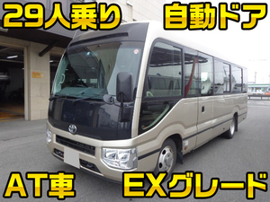 TOYOTA Coaster Micro Bus SDG-XZB70 2017 70,000km_1