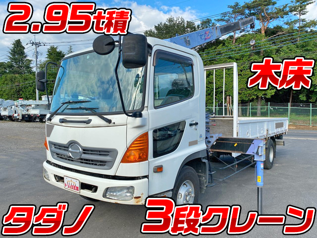 HINO Ranger Truck (With 3 Steps Of Cranes) ADG-FC6JKWA 2006 