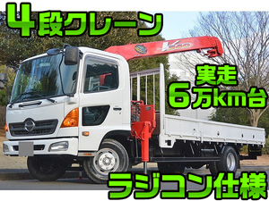 HINO Ranger Truck (With 4 Steps Of Unic Cranes) BDG-FC6JKWA 2007 66,000km_1