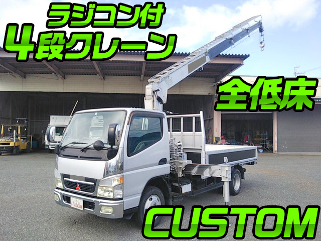 MITSUBISHI FUSO Canter Truck (With 4 Steps Of Cranes) KK-FE73EEN 2004 141,892km