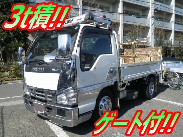 ISUZU Elf Flat Body PB-NKR81A 2006 256,530km