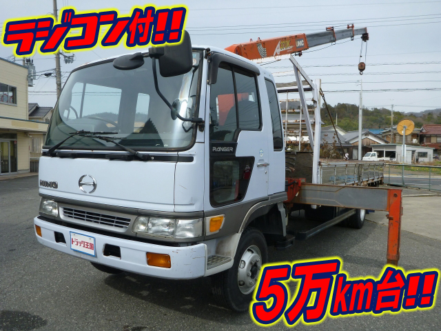 HINO Ranger Truck (With 4 Steps Of Unic Cranes) KC-FD2JLBA 1996 58,466km