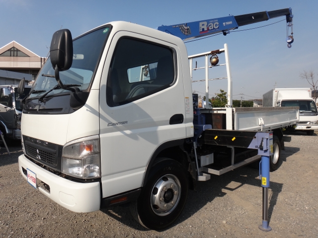 MITSUBISHI FUSO Canter Truck (With 3 Steps Of Cranes) PDG-FE83DY 2007 294,576km
