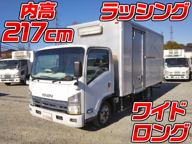 ISUZU Elf Aluminum Van BKG-NNR85AN 2009 442,773km