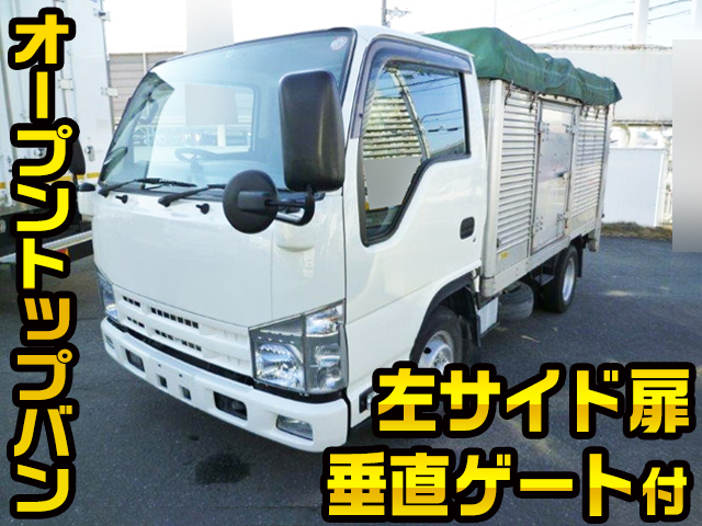 ISUZU Elf Open Top Van TKG-NJR85AN 2014 111,566km