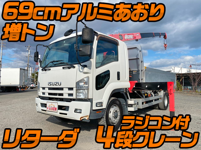 ISUZU Forward Truck (With 4 Steps Of Unic Cranes) QKG-FTR34S2 2012 151,332km