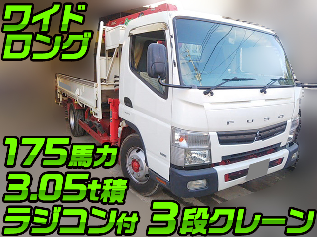 MITSUBISHI FUSO Canter Truck (With 3 Steps Of Cranes) TKG-FEB80 2012 158,120km